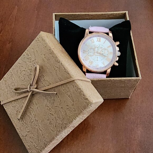 Pink and Rose Gold Watch - Picture 2 of 3